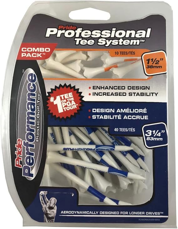 Pride Professional Tee System, 3-1/4 inch ProLength Plus Tee