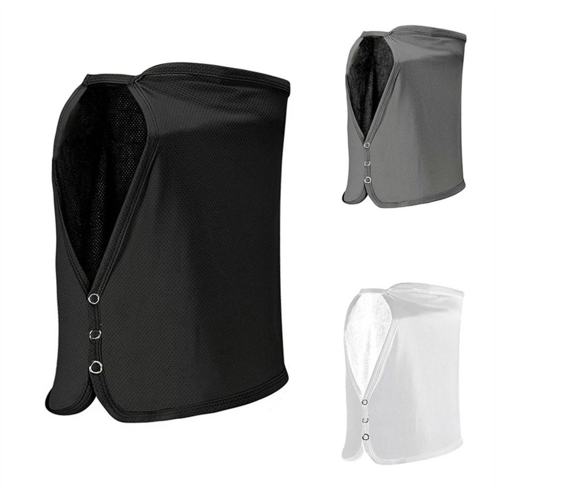 Sunscreen Mask Face Shield Hanging Hat Shawl Breathable UV Protection Face Scarves Summer For Men Neck Protection Silk Scarf