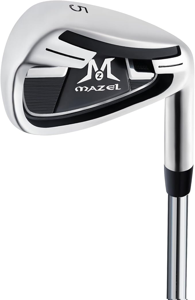 MAZEL Golf Individual Iron 4,5,6,7,8,9, Pitching Wedge,Sand Wedge with Steel Shafts for Right Handed Golfers
