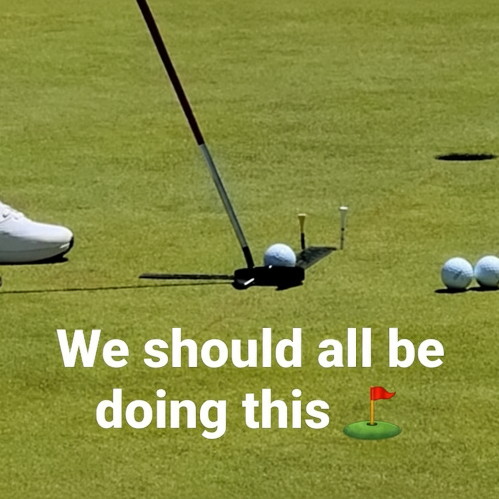 The 3-foot putting secret